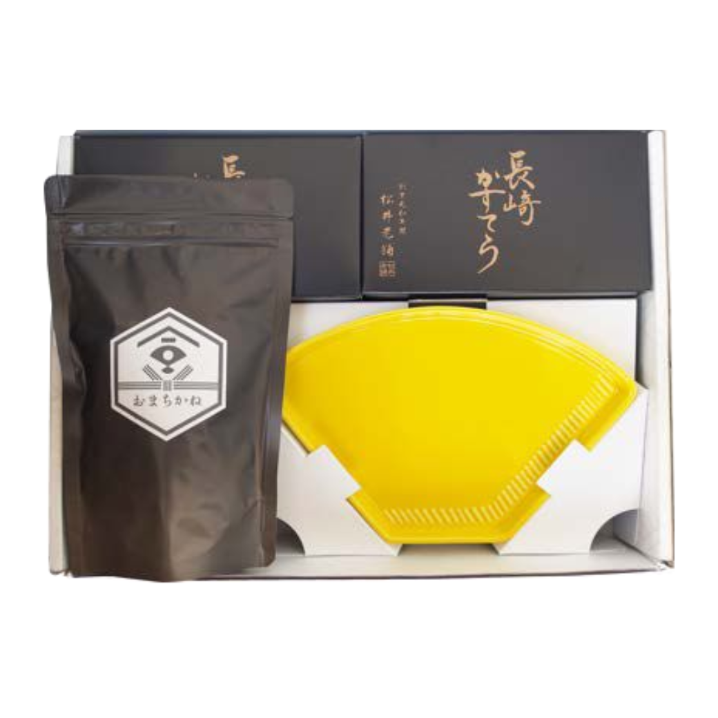 かすてらとお茶とお皿のセット【お試し】